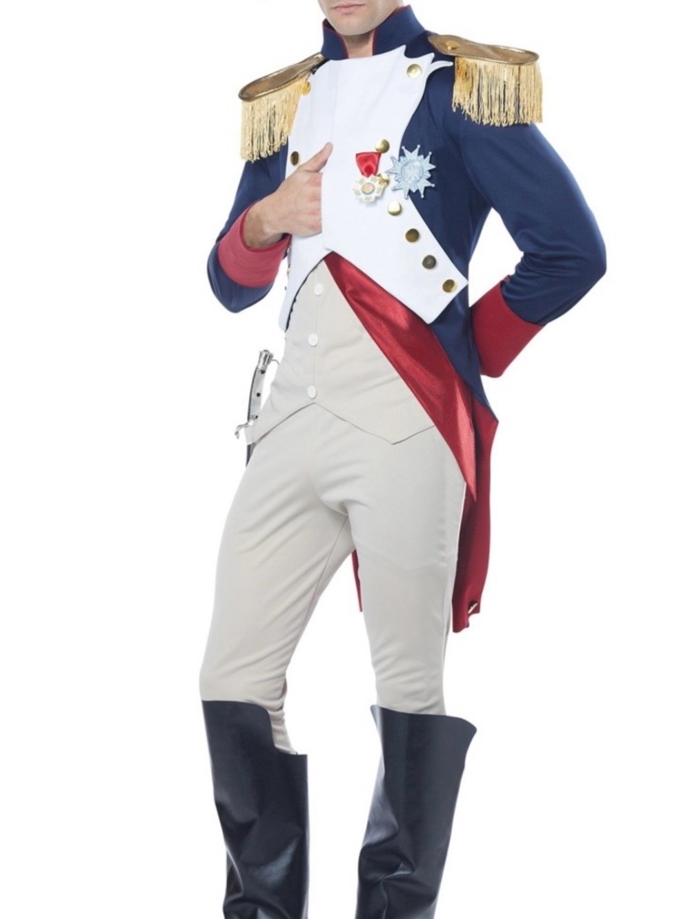 California Costumes Napoleon Costume Adult Small 4 Piece pants & vest not incl